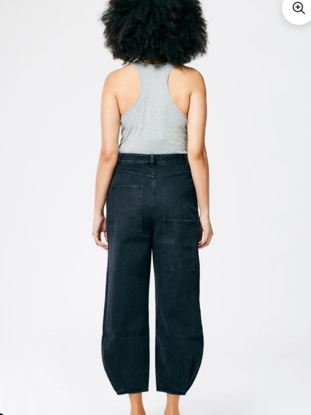 Tibi Black Denim Brancusi Jean - Picture 3 of 11